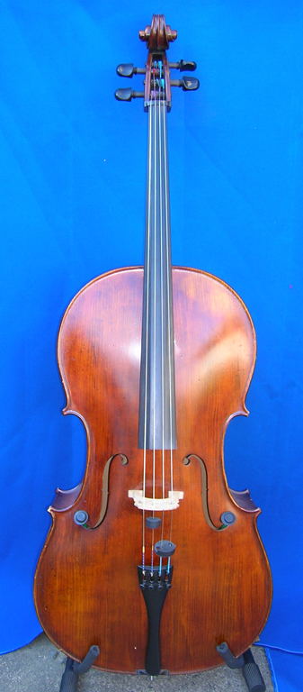 full size Doersch cello, BAM case and Carlesso bow